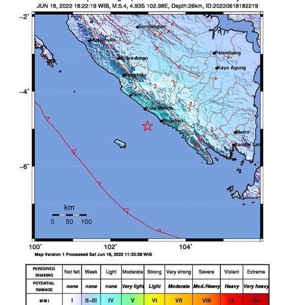 Halmahera Barat Diguncang Gempa Magnitudo 5 5 Terasa Hingga Manado